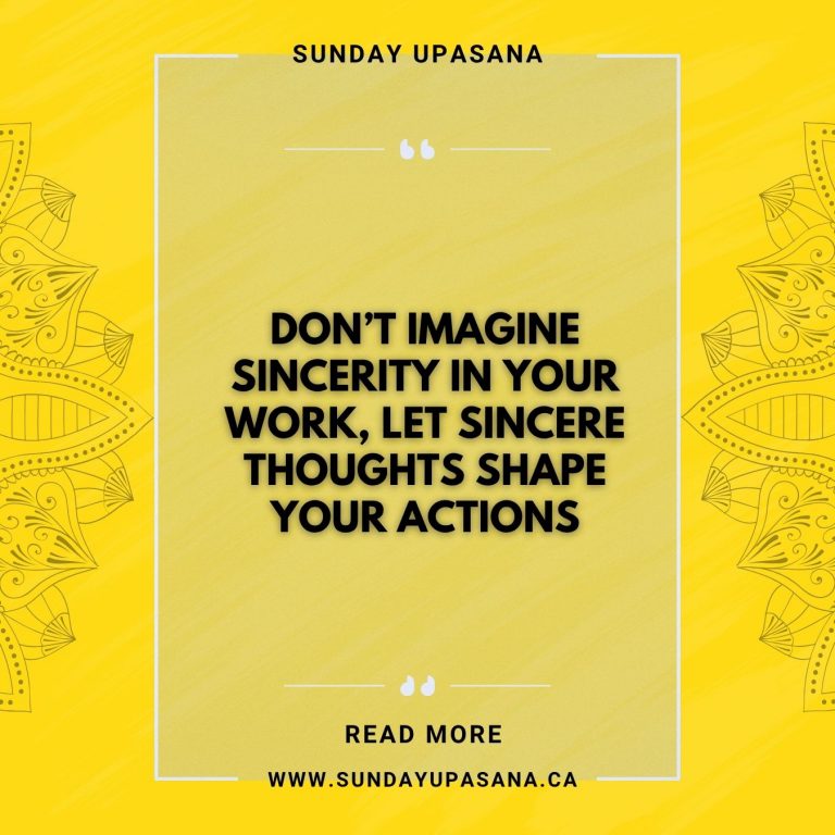 Remembering Bhagwan is keeping the mind polished daily, so the heart reflects His light